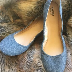 Heather Grey Flats- NWOT